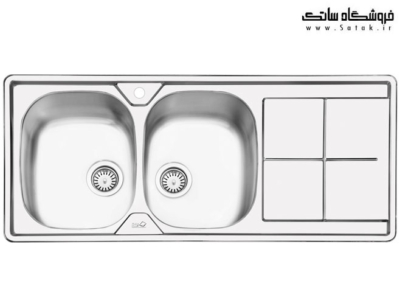 سینک ظرفشویی توکار ایلیا استیل کد 2041