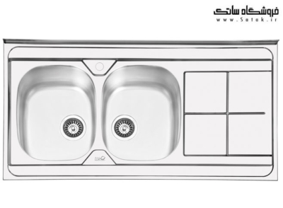 سینک ظرفشویی ایلیا استیل روکار 1041
